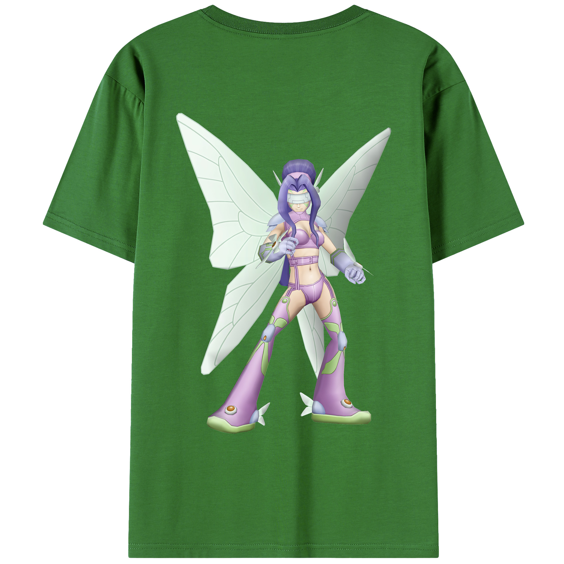 （画像用） Digimon デジタルモンスター/デジモン レディース半袖Tシャツ(バックプリント)